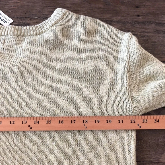 NWT Old Navy Size Large Oversized Voop Neck Green Tunic Length Sweater Pullover - Picture 5 of 7